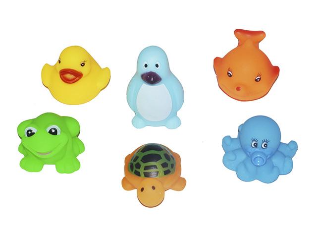 бусинка набор игрушек д/купания 6шт. /арт.165/