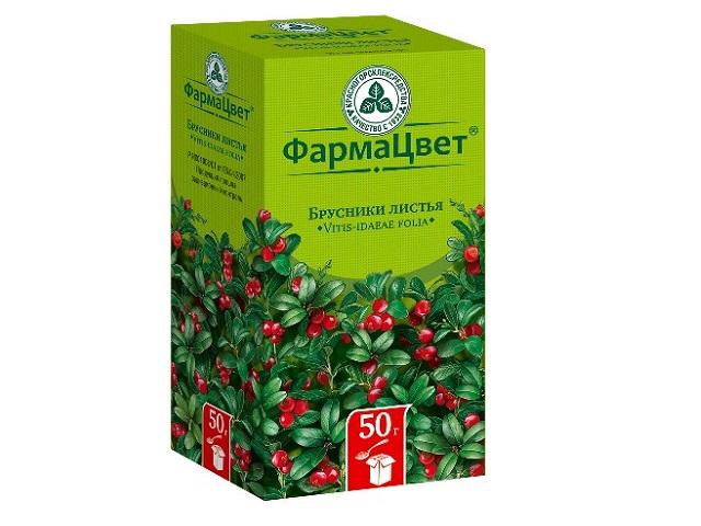 брусники лист 50г. /красногорск/ 6190