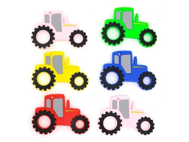 бусинка прорезыватель трактор /арт.1881/