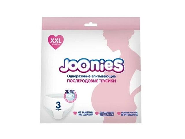 joonies трусы послеродовые одноразовые впитывающие xxl/90-130см n3