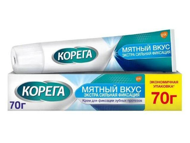 корега крем д/фикс. зуб.протезов 70г. экстра сильный мятн. [corega]
