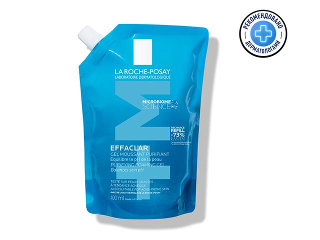 ля рош-позе эфаклар гель очищ. пенящийся 400мл. рефил [lrp]