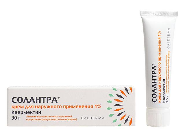 солантра крем д/наружн. применения 1% 30г. 0528