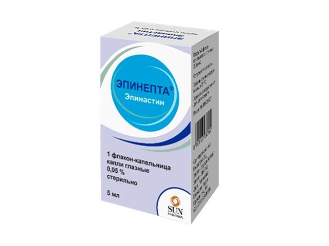 эпинепта гл. капли 0,05% фл.-кап. 5мл №1
