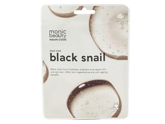 monic beauty skin code тканевая маска для лица черная улитка 25мл