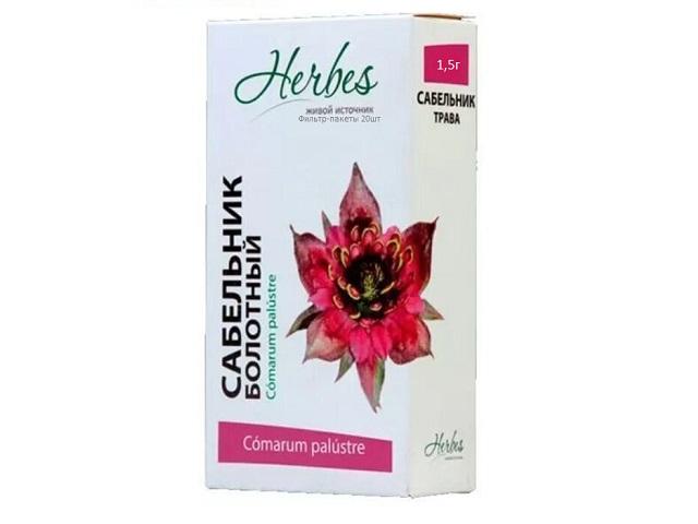 сабельник болотный 1,5г №20 ф/п /живой источник хербес/