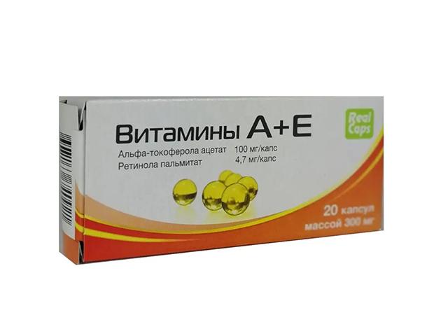 витамин а+е 300мг. №20 капс. /реалкапс/