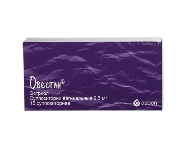 овестин 0,5мг. №15 супп.ваг.
