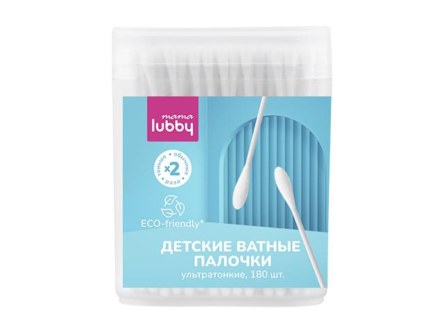 мама лабби ватные палочки дет. ультратонкие. №180 /арт.29852/