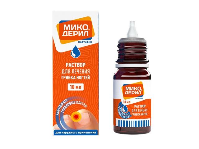 микодерил 1% 10мл. р-р д/наруж.прим. фл./кап. 8312
