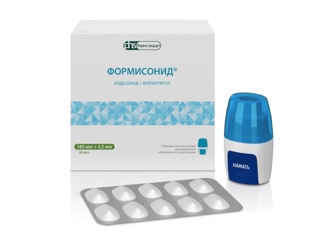 формисонид 160мкг+4,5мкг/доза №60 пор. д/ингал.+ингалятор 4788