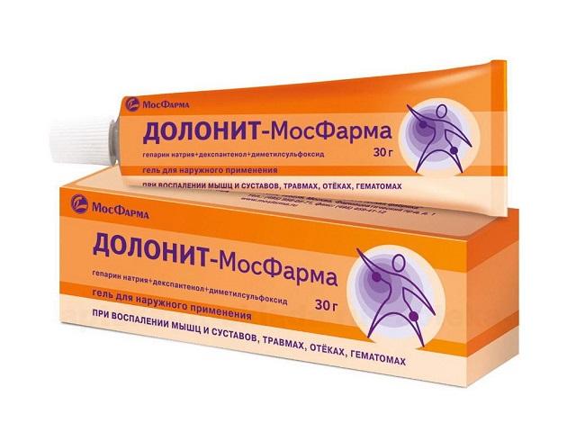 долонит-мосфарма 30г. гель д/наруж. прим.
