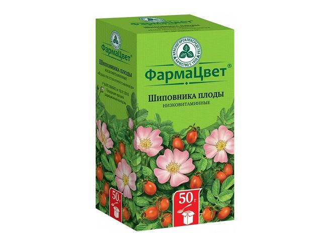 шиповника плоды низковитаминные 50г. /красногорск/ 7388
