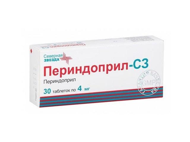 периндоприл-сз 4мг. №30 таб. 1060