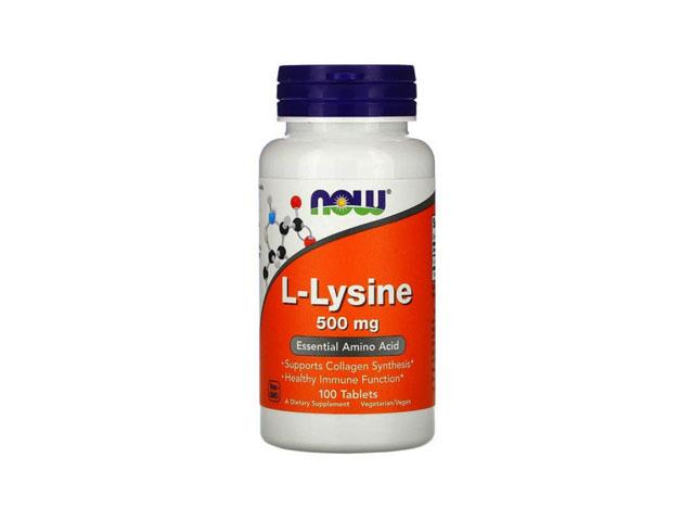 *now l-lisine аминокислота лизин 500мг. *0110