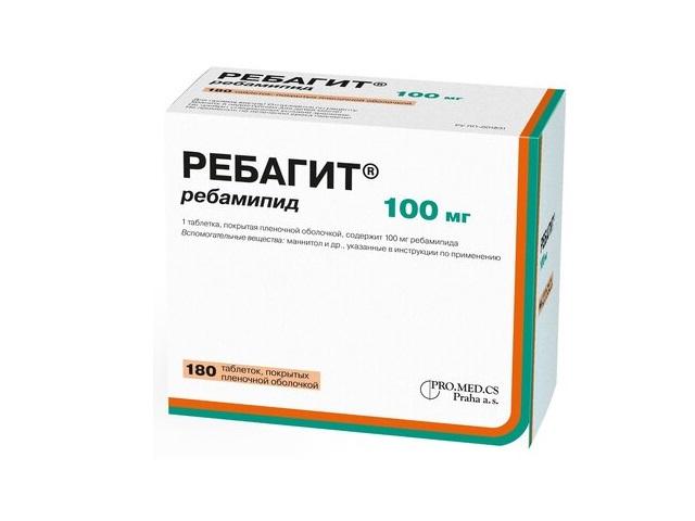 ребагит 100мг. №180 таб. 0729