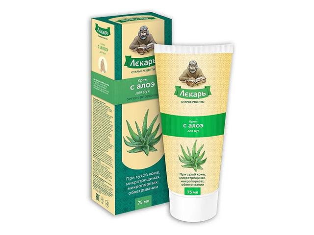 лекарь крем д/рук алоэ регенер. 75мл.