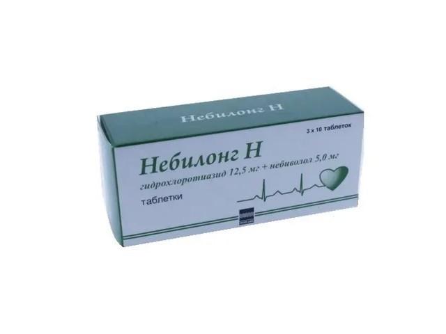 небилонг н 12,5мг.+5мг. №30 таб. 9854