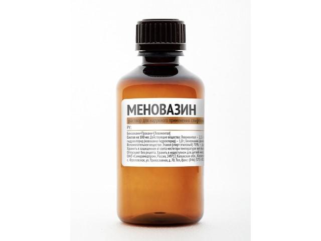 меновазин 40мл. р-р /самарамедпром/ 7519