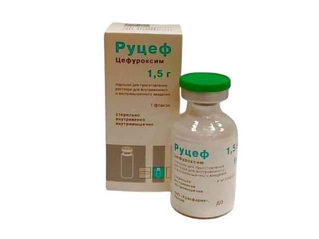 руцеф 1,5 n1 флак пор д/р-ра в/в в/м