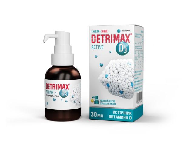 детримакс актив 30мл р-р д/внутр/прим.