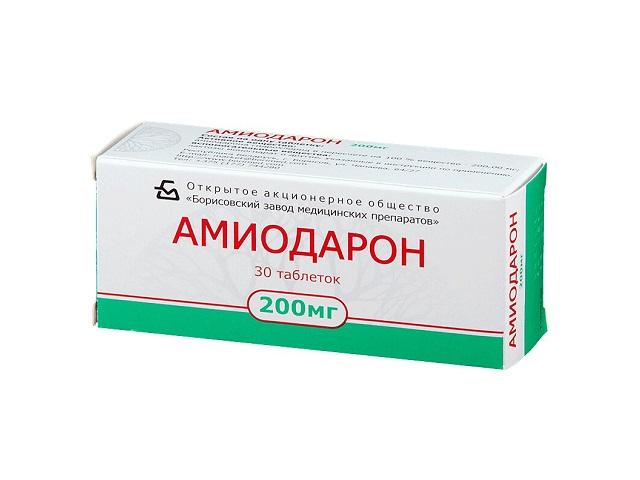 амиодарон 200мг. №30 таб. /борисовский/ 6314
