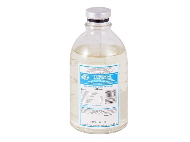 гемодез-н 400мл. №15 р-р д/инф. бут. /биок/курская/