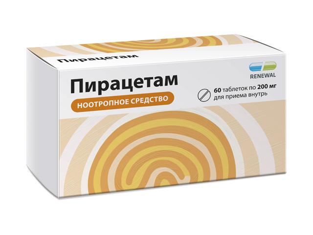 пирацетам 200мг. №60 таб. /обновление/ 7020