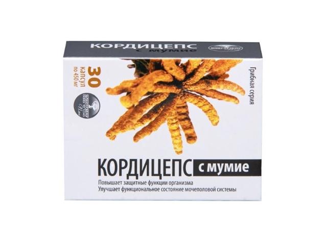 кордицепс мумие грибная серия 450мг. №30 капс.