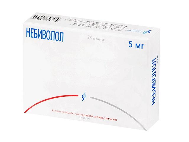 небиволол 5мг. №28 таб. /изварино/ 2954