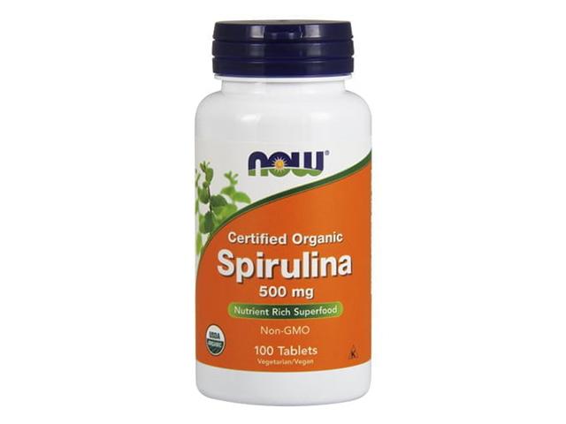 *now foods спирулина натуральная. 535.45 мг. 100 таб. 2696 мм