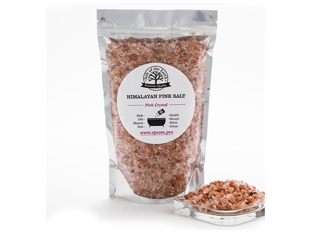 *эпсом гималайская соль для ванн "salt of the earth" крупная. 1 кг. нф-00000014
