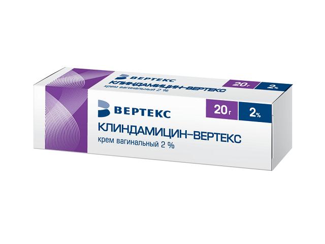 клиндамицин-вертекс 2% 20г. крем ваг.