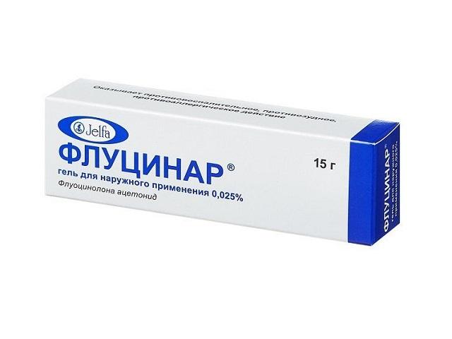 флуцинар 0,025% 15г. гель 8021