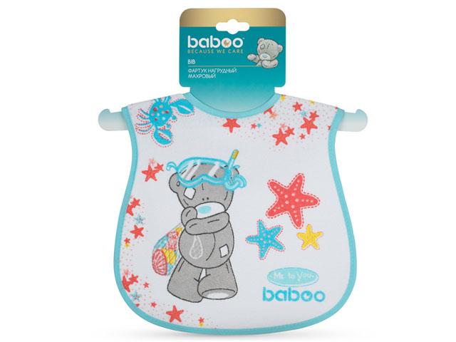 baboo фартук нагрудный махровый х/б с полим.пленкой me to you /с 1года+