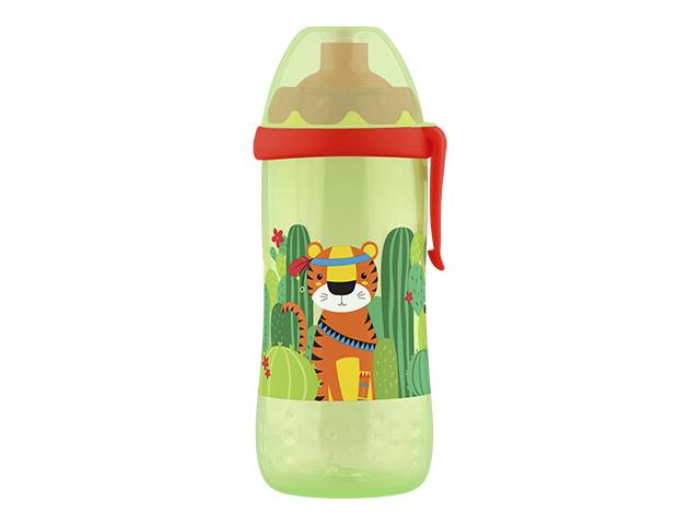 лубби поильник-непроливайка с труб. 300мл от 9 мес. силикон.