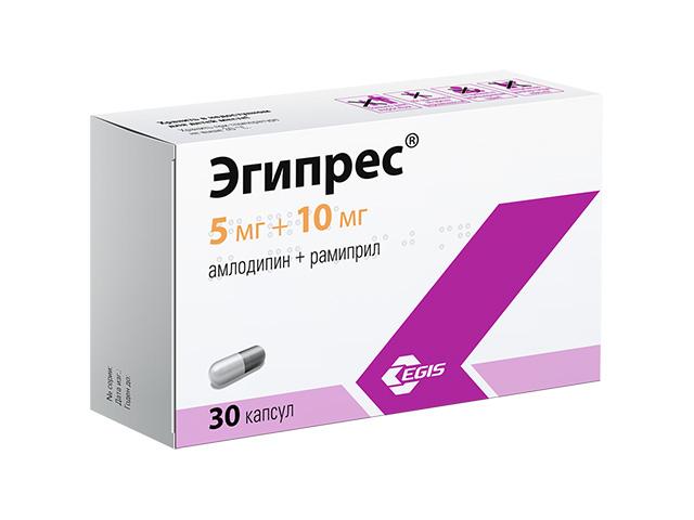 эгипрес 5мг.+10мг. №30 капс. 3743