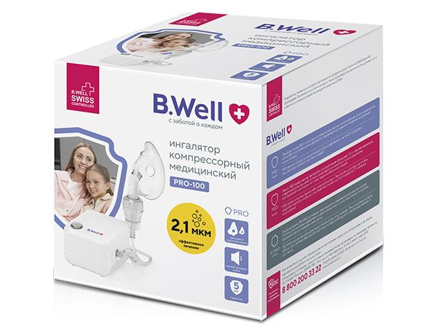 би велл ингалятор мед.компрессорный pro-100 [b.well]