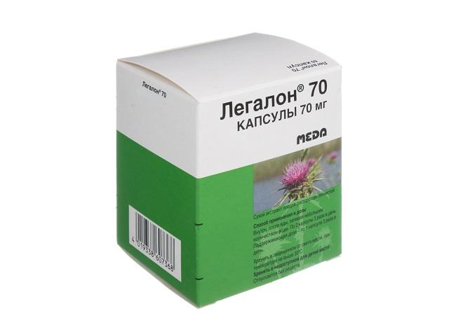 легалон 70мг. №30 капс.