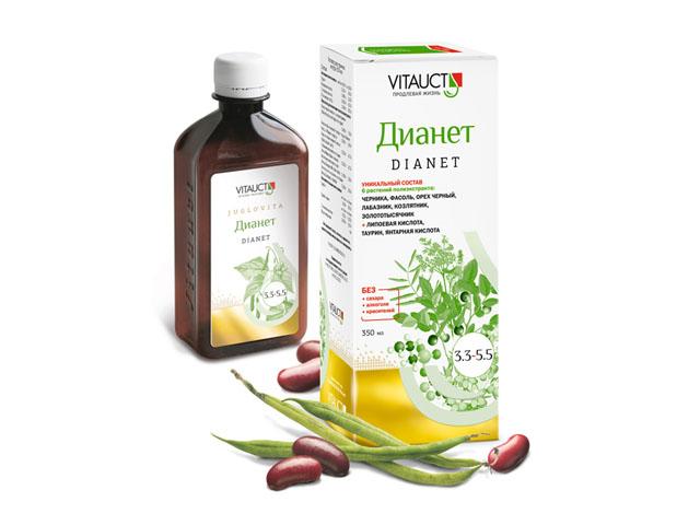 *витаукт дианет р-р 350мл. 00-00000007