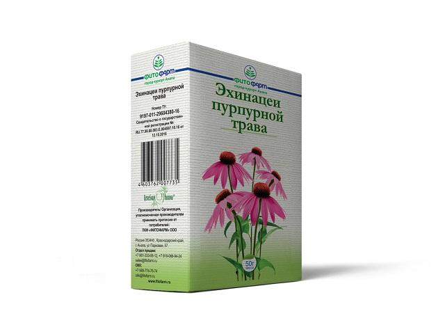 эхинацея пурпурной трава 50г./фитофарм/