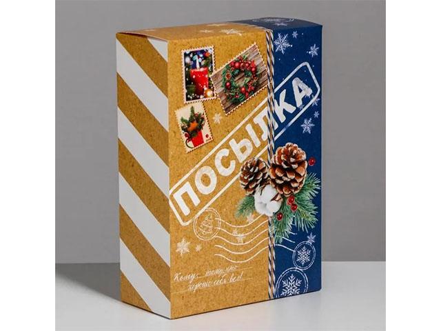 *коробка складная "посылка",16  х 23 х 7.5 см 3558224