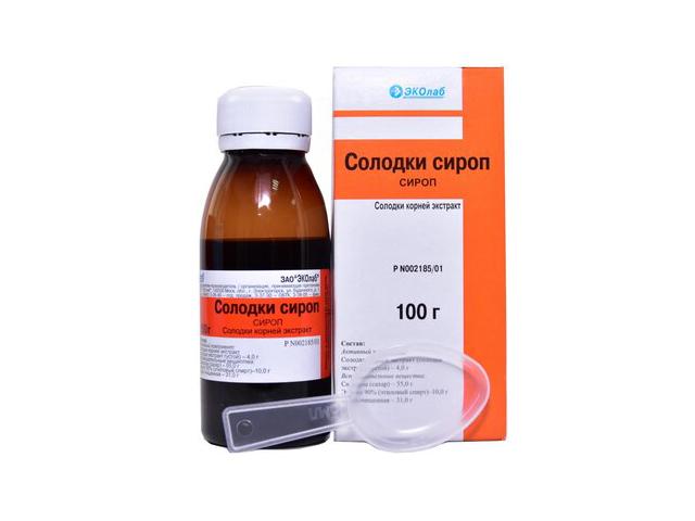 солодкового корня сироп 100г. /эколаб/ 0565