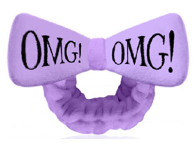 *double dare omg! hair band purple повязка косметическая для волос лавандовая. 703878011296