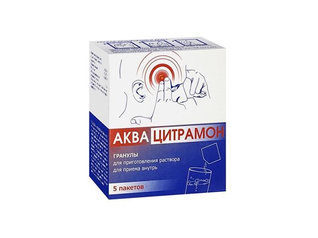 аквацитрамон гран. д/пригот. р-ра 3г. №5 пак.