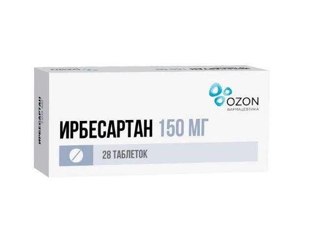 ирбесартан 0,15мг.№28 таб./озон/