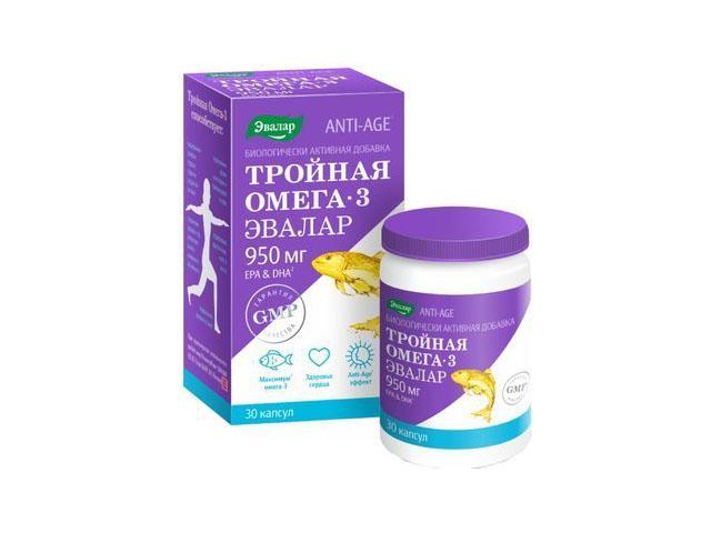 анти-эйдж омега-3 №30 капс. /эвалар/