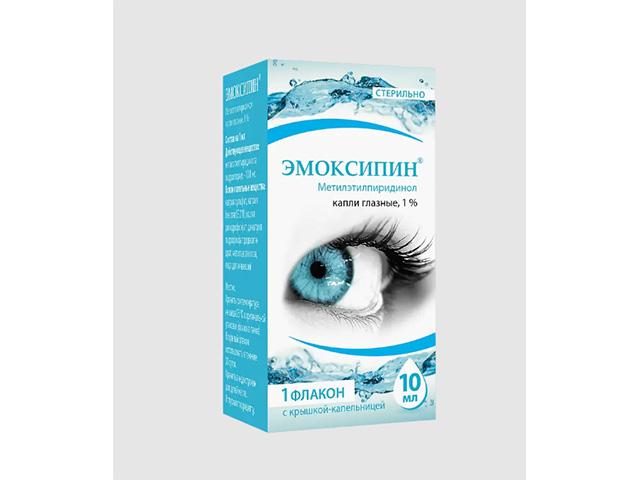 эмоксипин 1% 10мл. №1 гл.капли фл. крыш/кап.