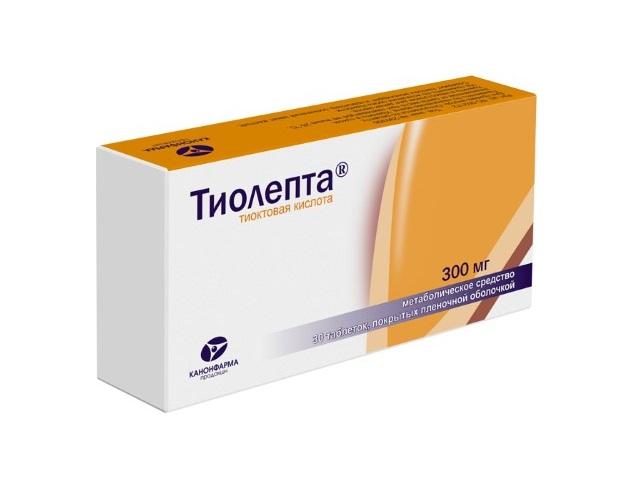 тиолепта 300мг. №30 таб. п/о /канонфарма/ 0853