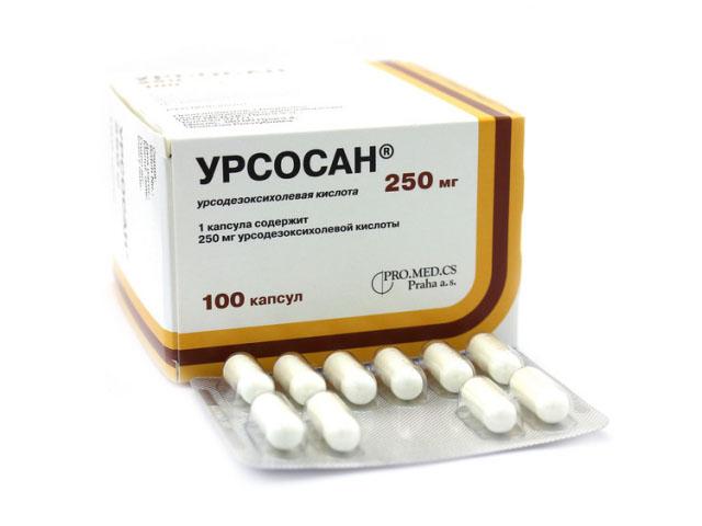 урсосан 250мг. №100 капс.